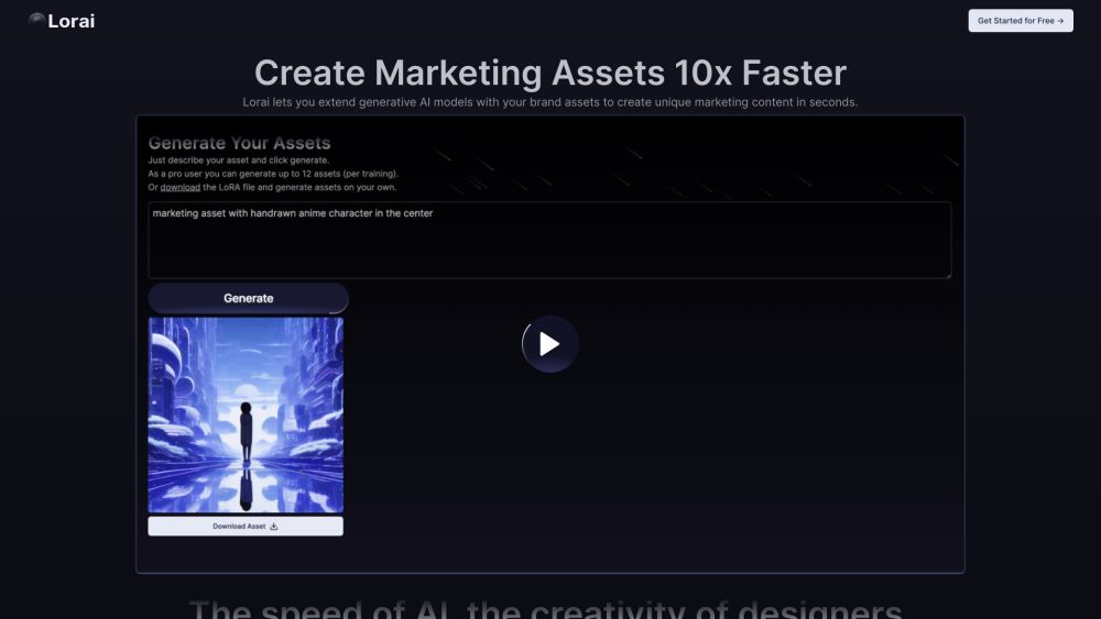 Lorai: AI Tool to Create Branded Assets Fast