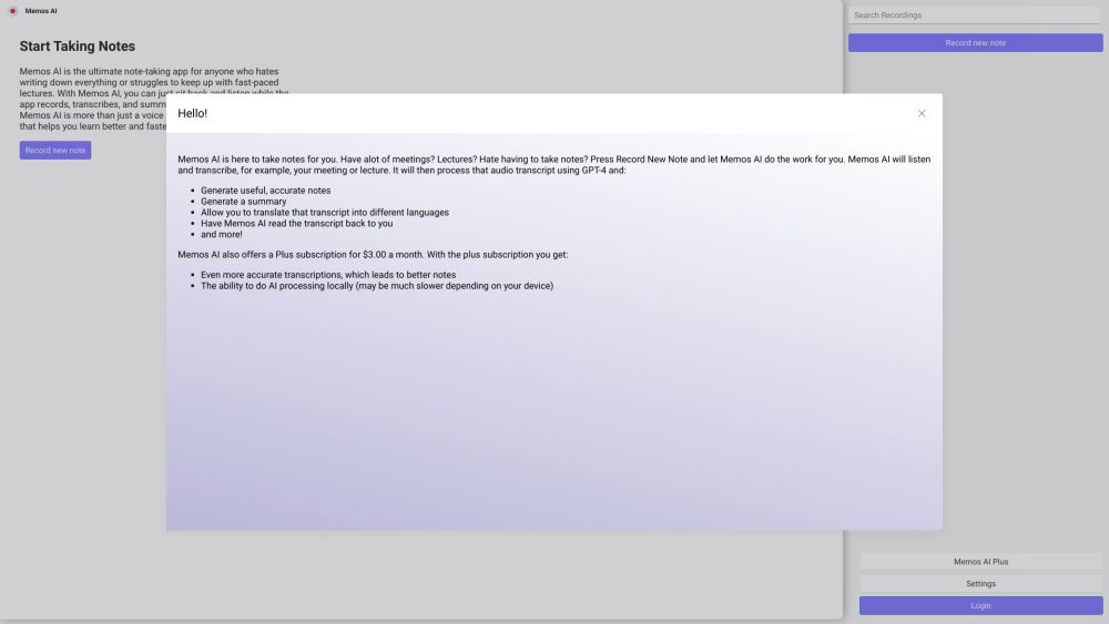 RecorderGO: AI Tool for Smart Note Recording