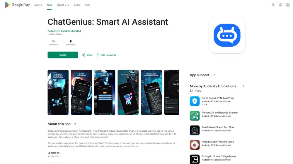 ChatGenius: Smart AI assistant for interactive conversai