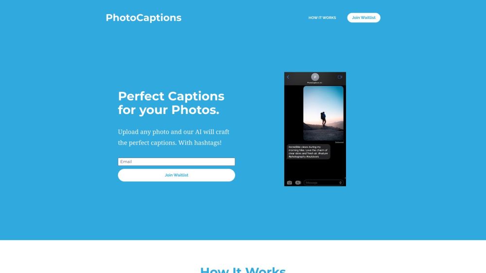 PhotoCaptions: AI Tool for Perfect Photo Captions