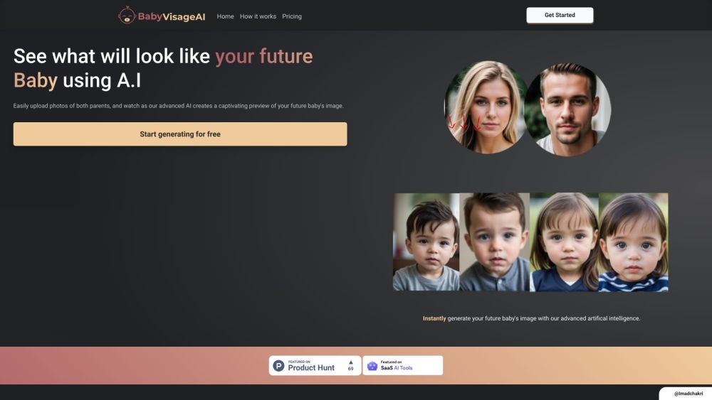 BabyVisageAI: Future Baby Preview AI Tool