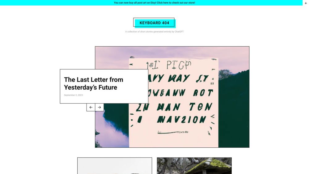 Keyboard 404: AI Tool for Mesmerizing Tales and Creativity