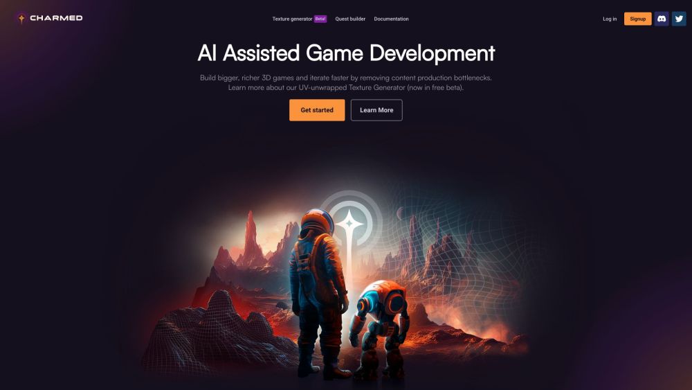 CharmedAI: AI Tool for 3D Game Textures