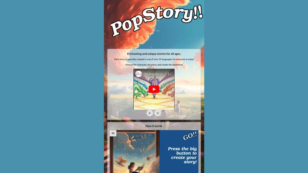 PopStory!!: AI Tool for Kids' Story Creation
