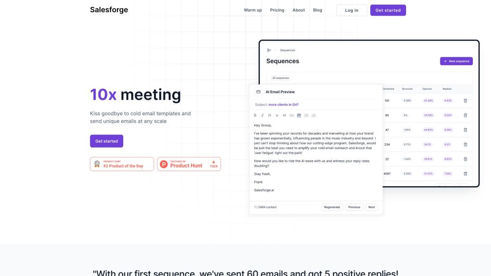 Salesforge: AI-Powered Email Outreach Platform