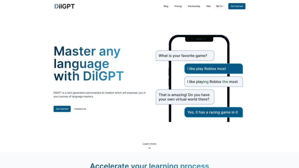 DilGPT: Next-gen AI Chatbot & Language Mastery Tool