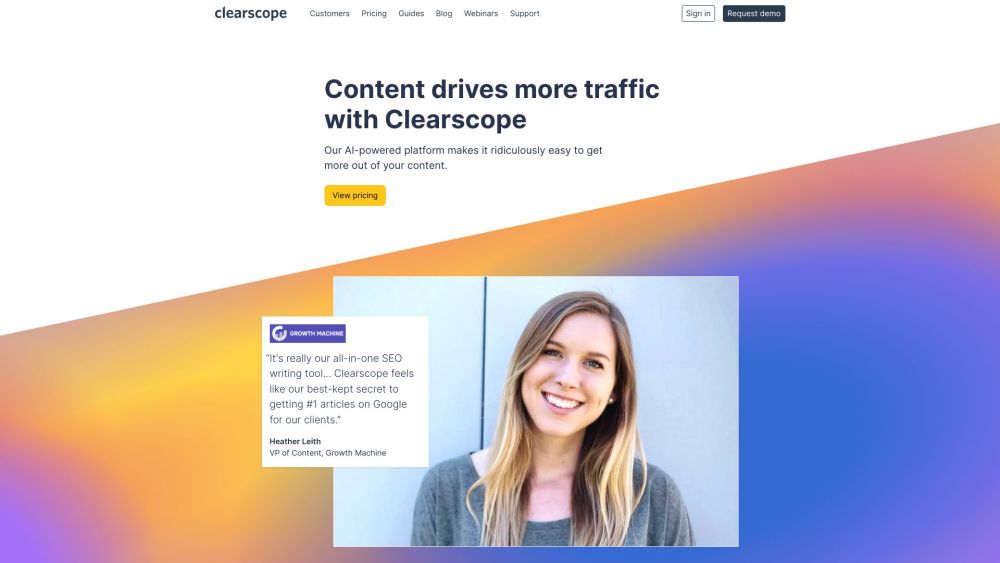 Clearscope: AI Tool for SEO Content Optimization