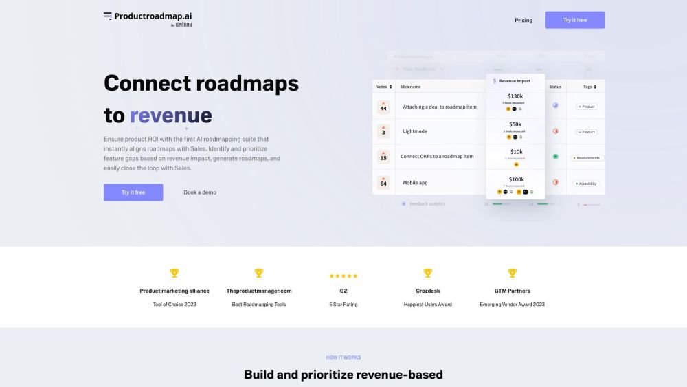 Revenue-Driven Roadmaps: AI Tool for Revenue Alignment