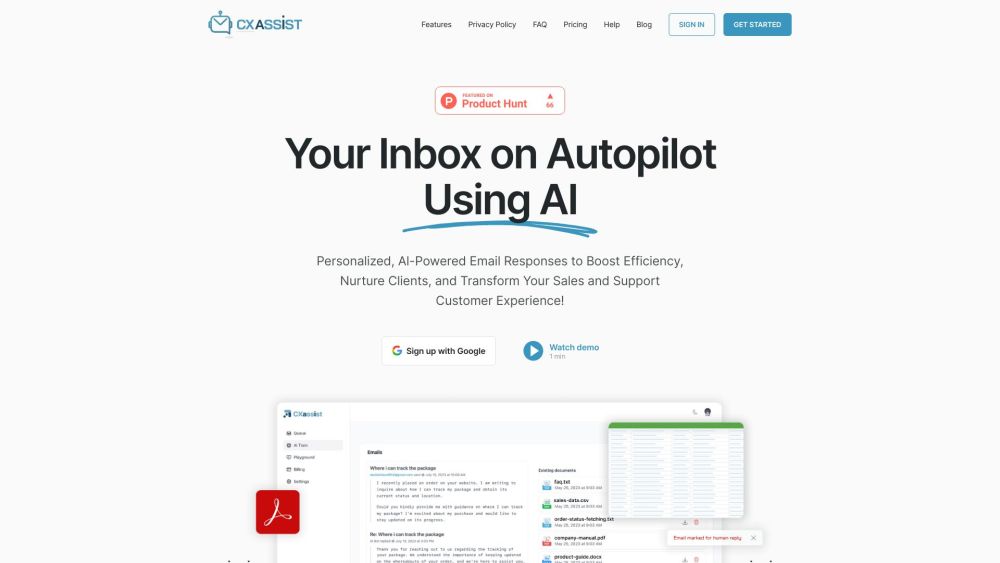 CX Assist: AI Tool for Efficient Email Responses