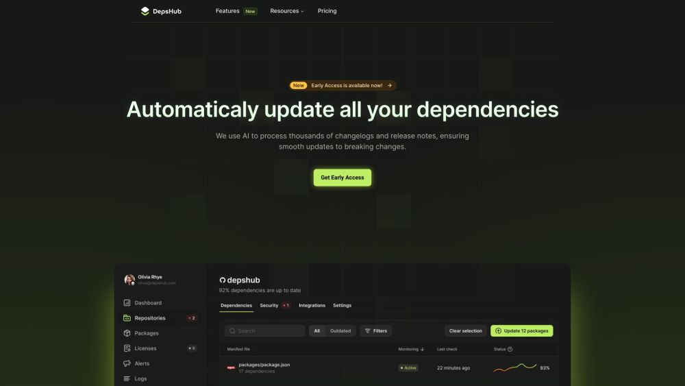DepsHub: AI Tool for Dependency Management
