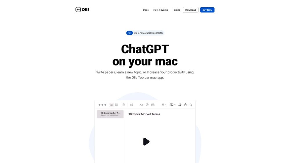 Olle: AI Tool for Seamless Workflow Assistance