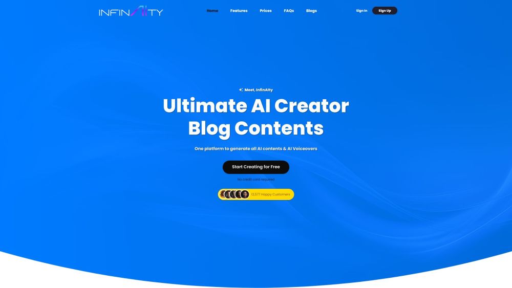 InfinAIty: Revolutionize content creation with the best free AI tool