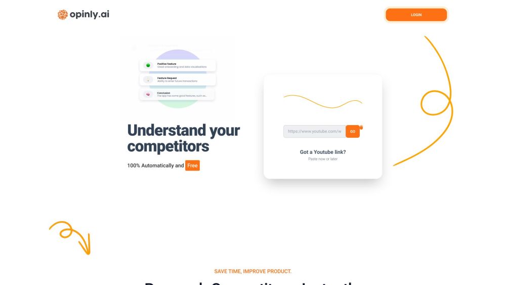 Opinly: YouTube Competitor Analysis AI Tool