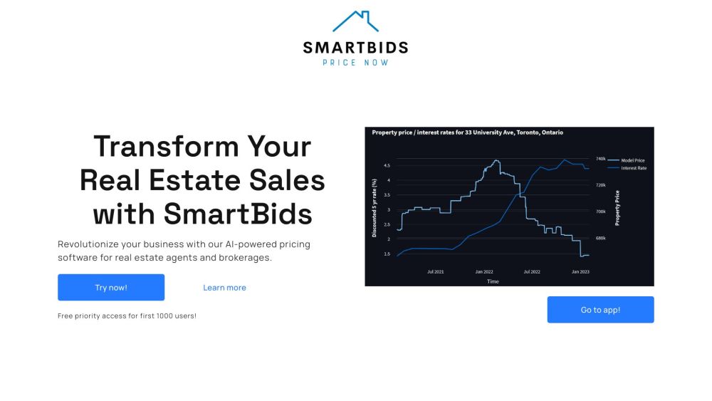 SmartBids.ai Website screenshot