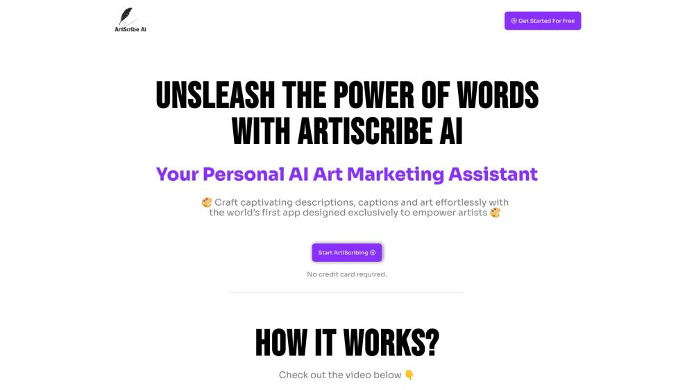 ArtiScribe AI: Empowering Artists with AI Tools