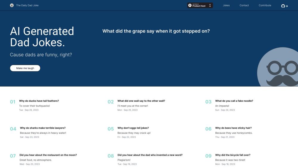 The Daily Dad Joke: AI Tool for Daily Jokes