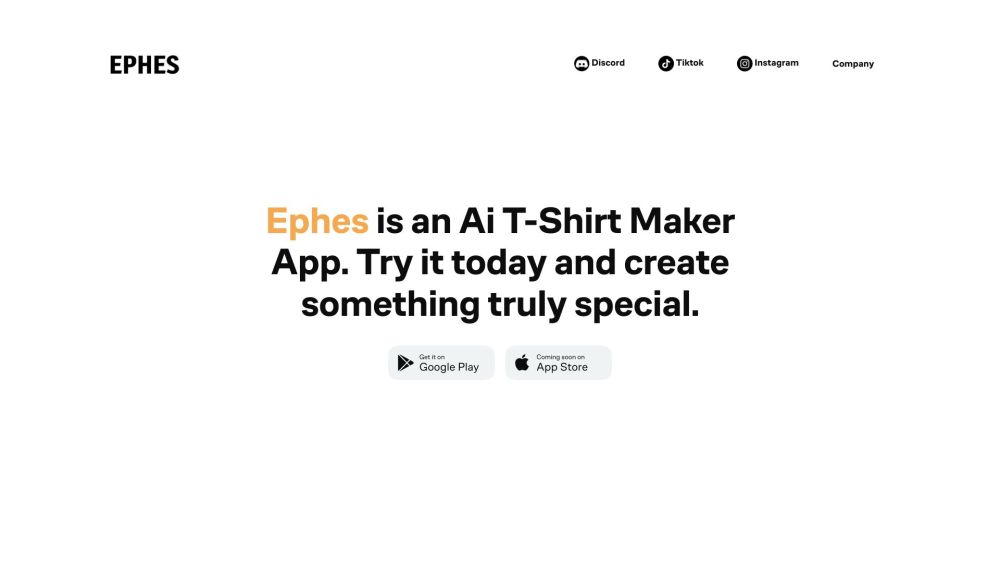 Ephes Creations: Ai Tool for Custom T-Shirts