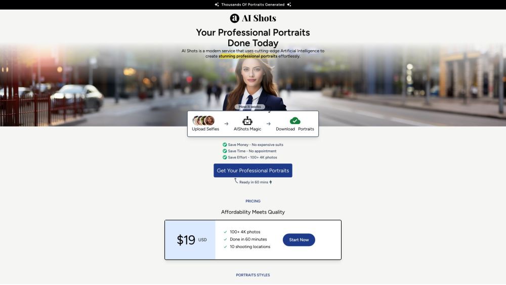 AI Shots: Stunning Portraits with AI Tool