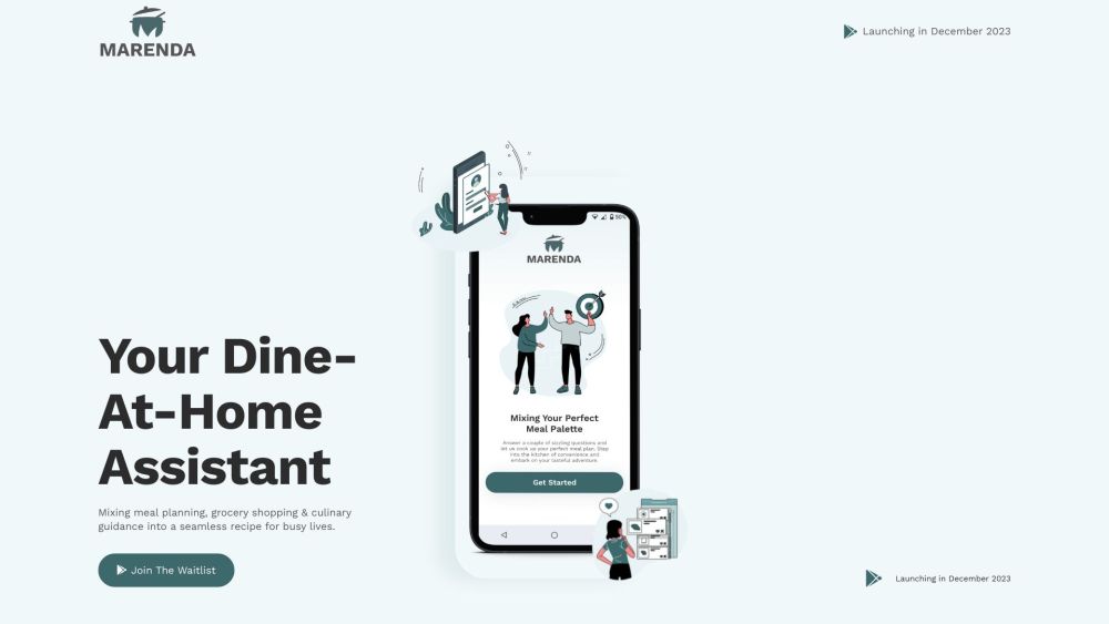 Marenda: AI Tool for Smarter Home Dining