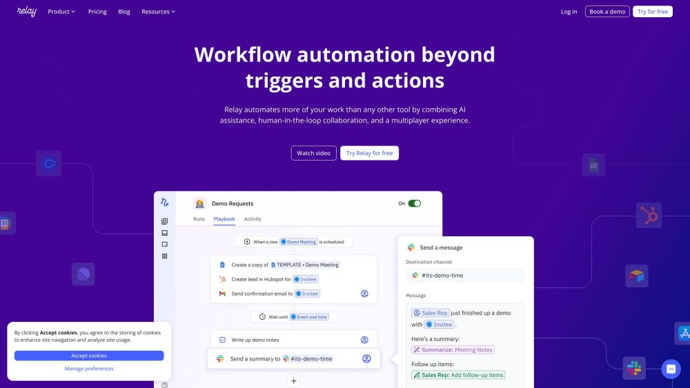 Relay.app: AI Tool for Streamlined Productivity