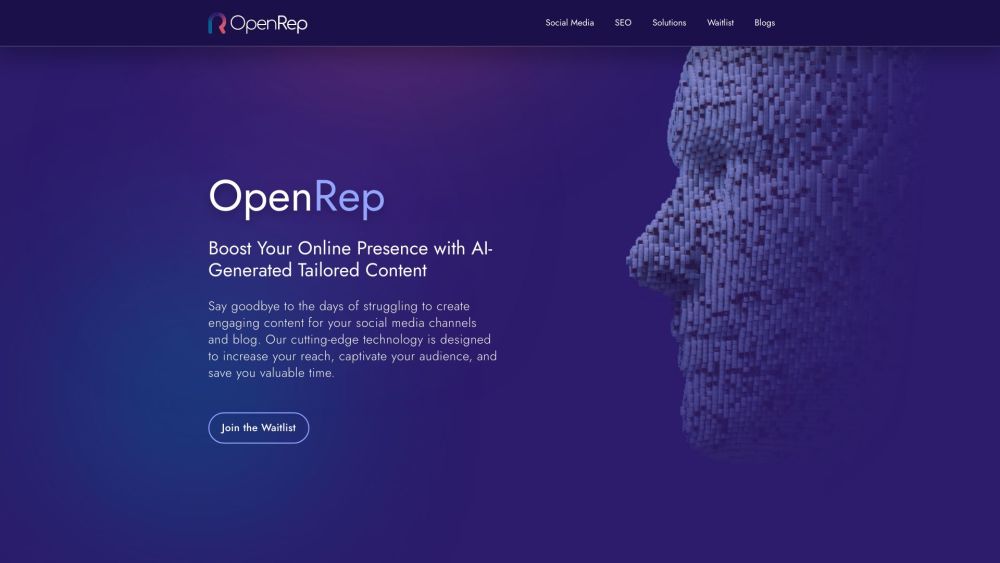 OpenRep: AI Tool for Content Creation & Scheduling