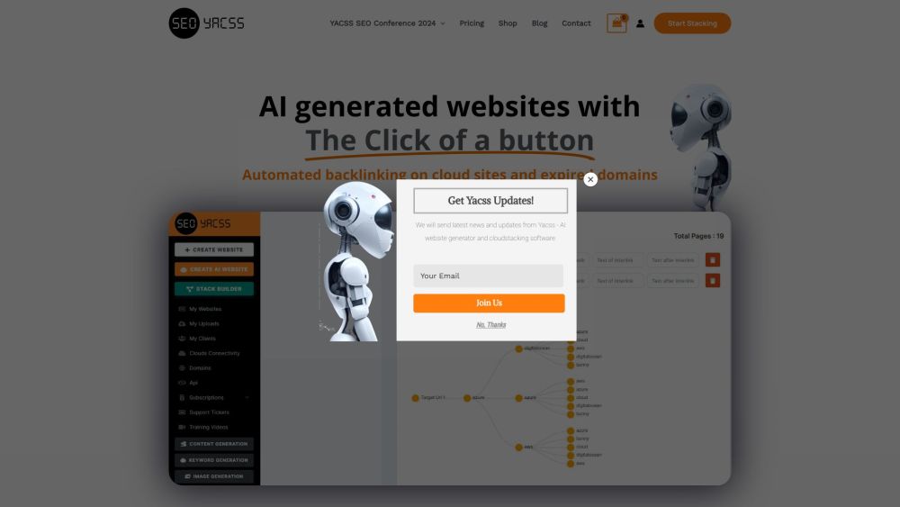 YACSS: Ultimate AI Tool for Generating Websites