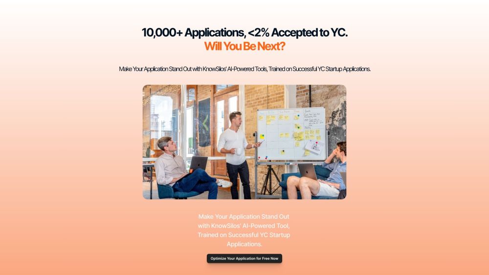 KnowSilos: AI Tool for Winning YC Applications
