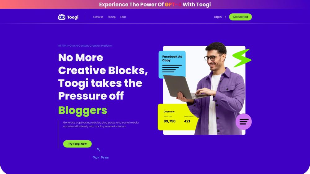 Toogi: Ultimate AI Tool for Creative Projects
