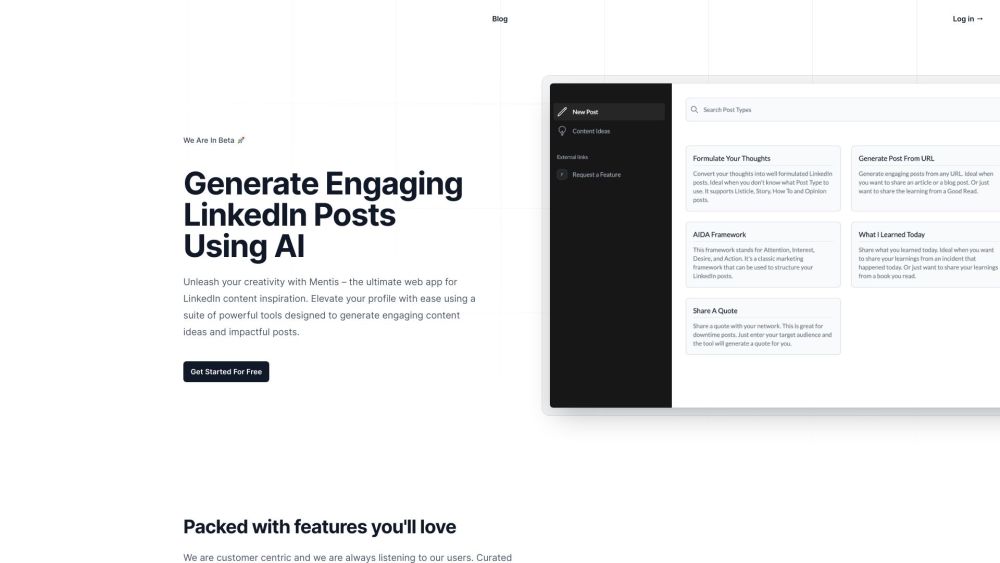 Mentis: LinkedIn AI Tool for Content Inspiration