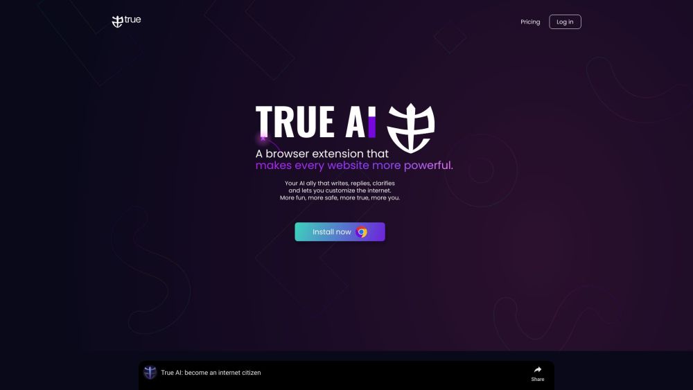 True Extension: AI Tool for Hiding Abuse, Spam & Hate