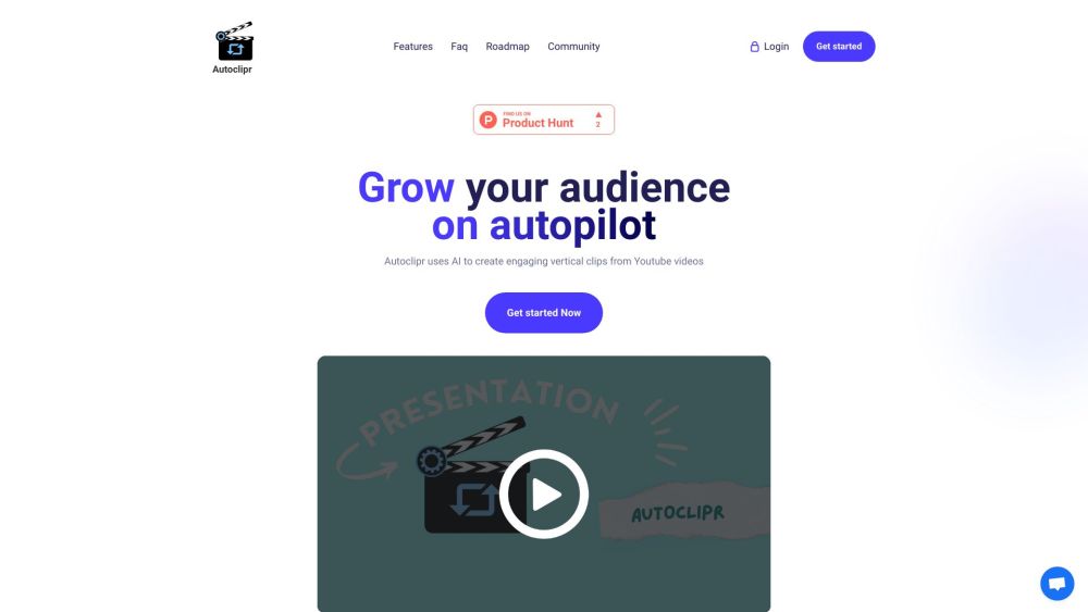 Autoclipr: AI Tool for Captivating Vertical Clips