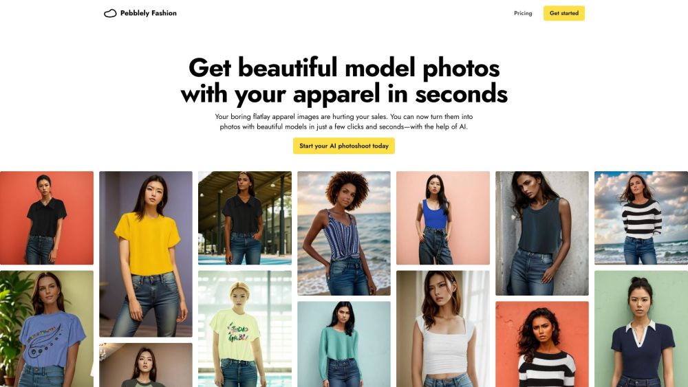 Pebblely Fashion: AI Tool for Instant Model Photos