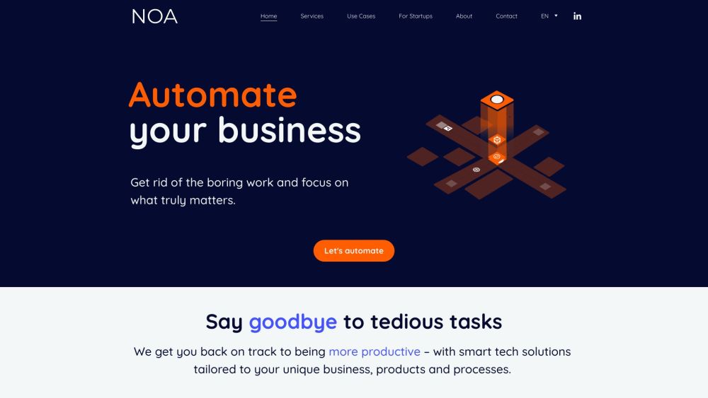 NOA Business Automation: AI Tool for Startups