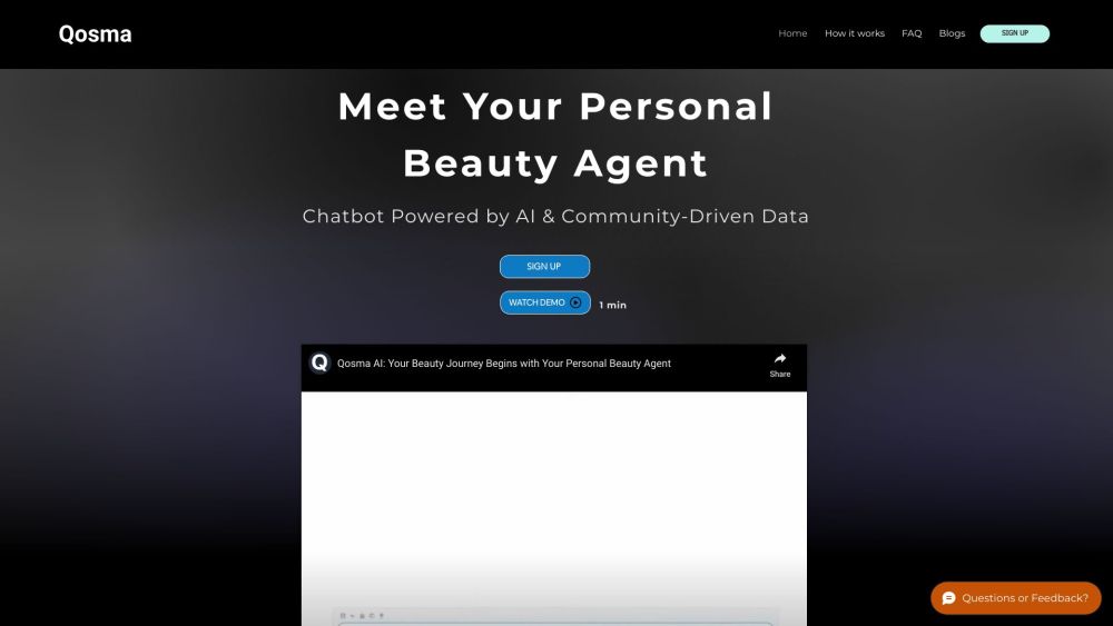 Qosma: AI Beauty Chatbot for Personalized Product Recommendations