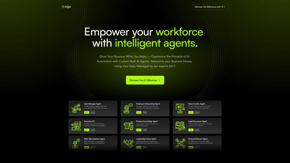 AIGA: Empower Workforce with Intelligent Agents - AI Tool