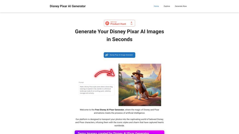 Disney AI Pixar Generator: Free AI Tool