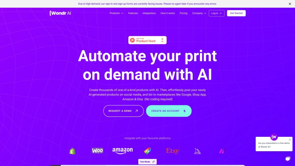 Wondr AI: Ultimate AI Tool for Print on Demand