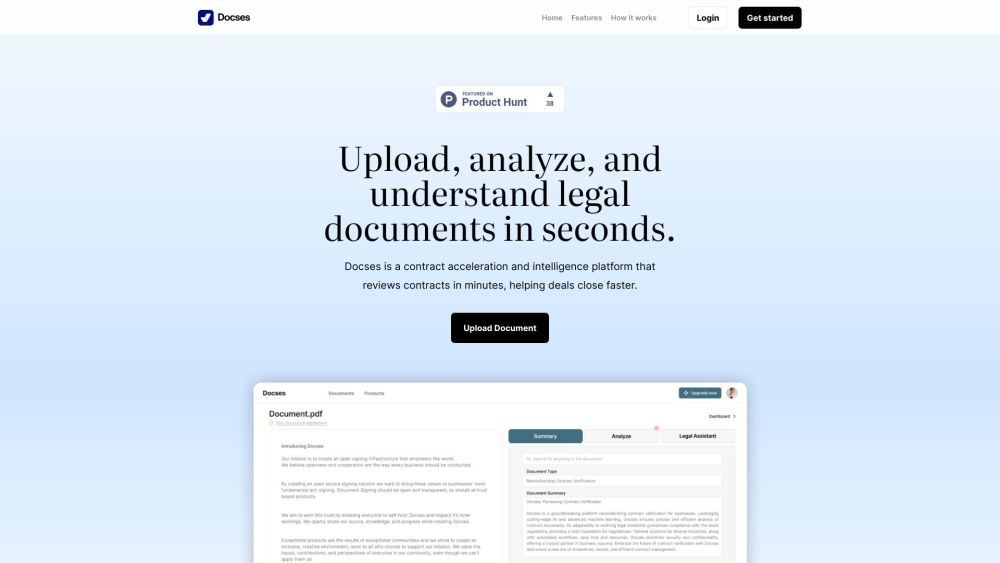 Docses: AI Tool Simplifying Legal Jargon