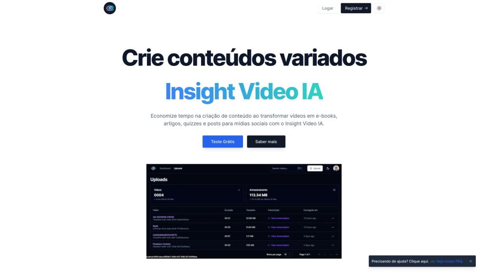 Insight Video IA: AI Tool for Content Repurposing