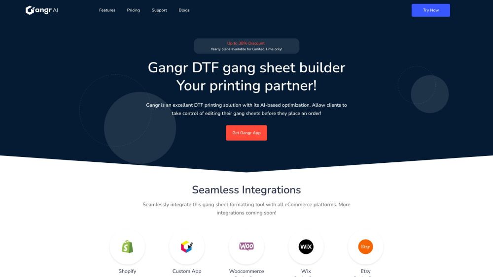 Gangr.ai - DTF Gang Sheet Builder: AI Tool