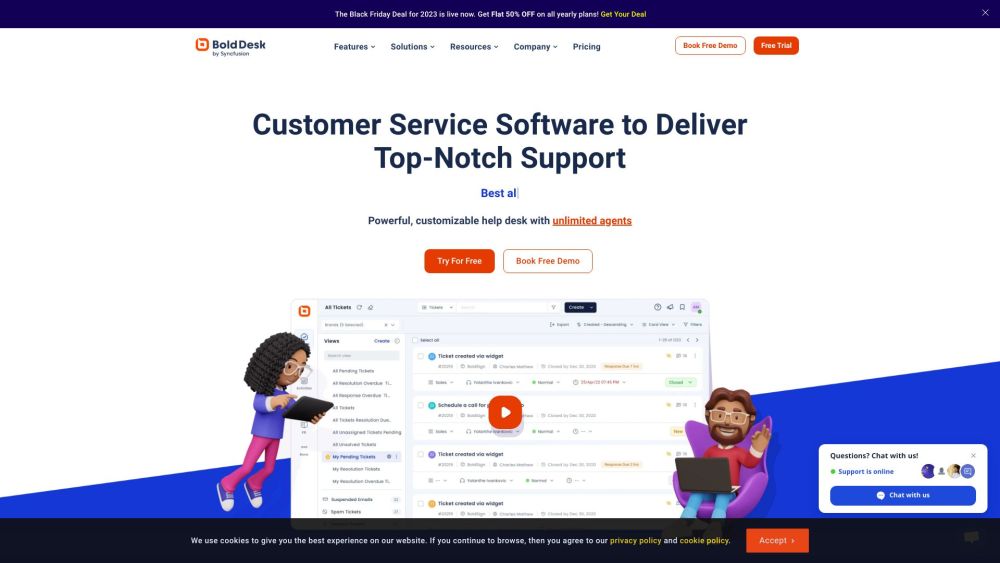 BoldDesk by Syncfusion: Automate customer support with AI