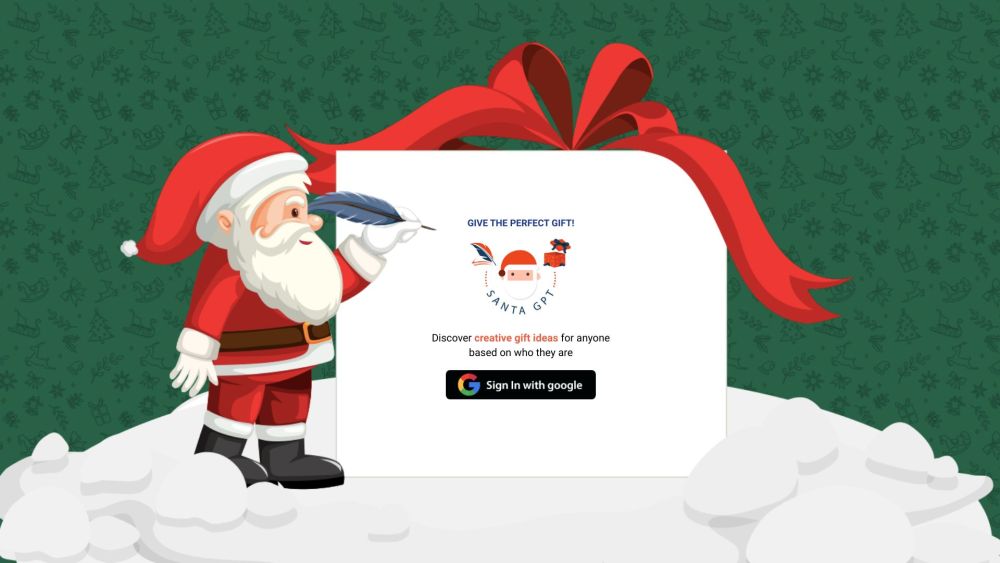 SantaGPT: AI Tool for Personalized Gifts & Poems
