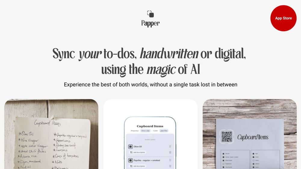 Papper: Organize Life with AI Tool