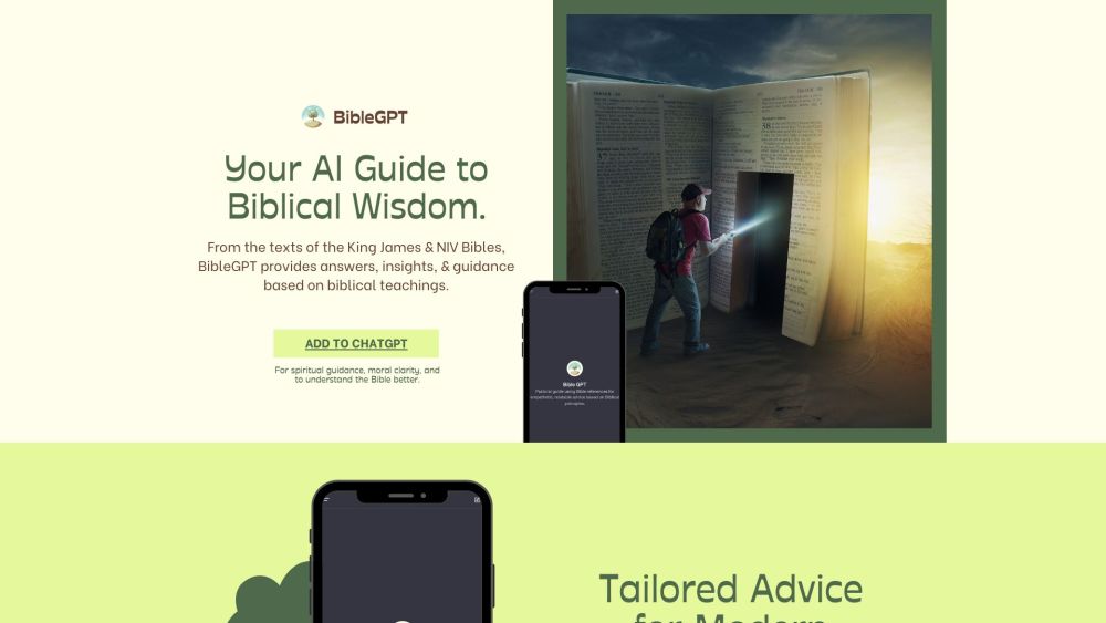 Bible GPT: AI Guide to Biblical Wisdom