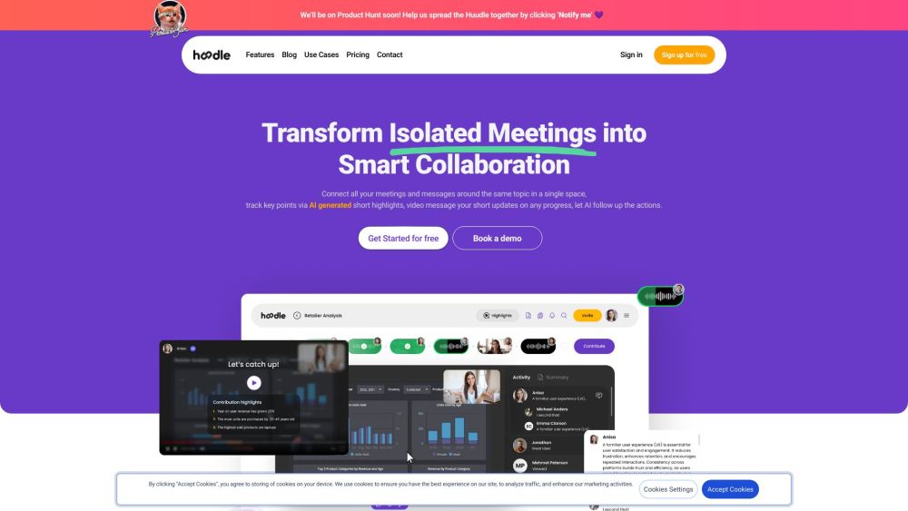 Huudle: Revolutionizing Project Tracking with AI Tool