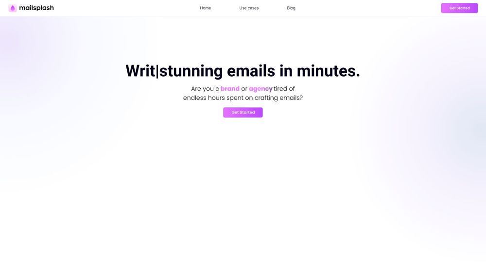 Mailsplash: AI Tool for Email Marketing