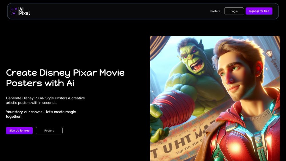 AiPixal: AI Tool for Pixar-Inspired Posters