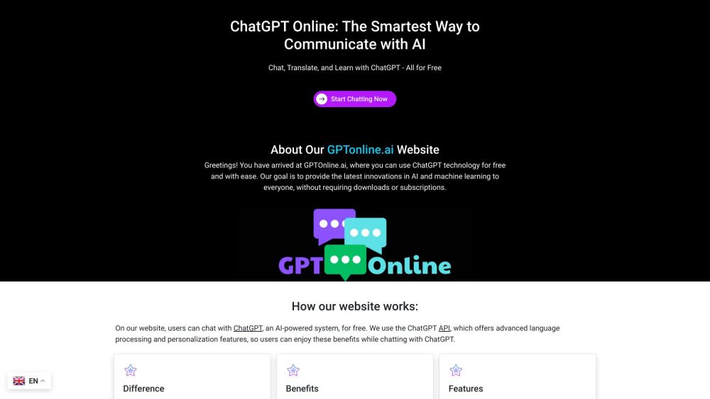 ChatGPT Online: GPT-4 AI Tool, Easy Chat Interface