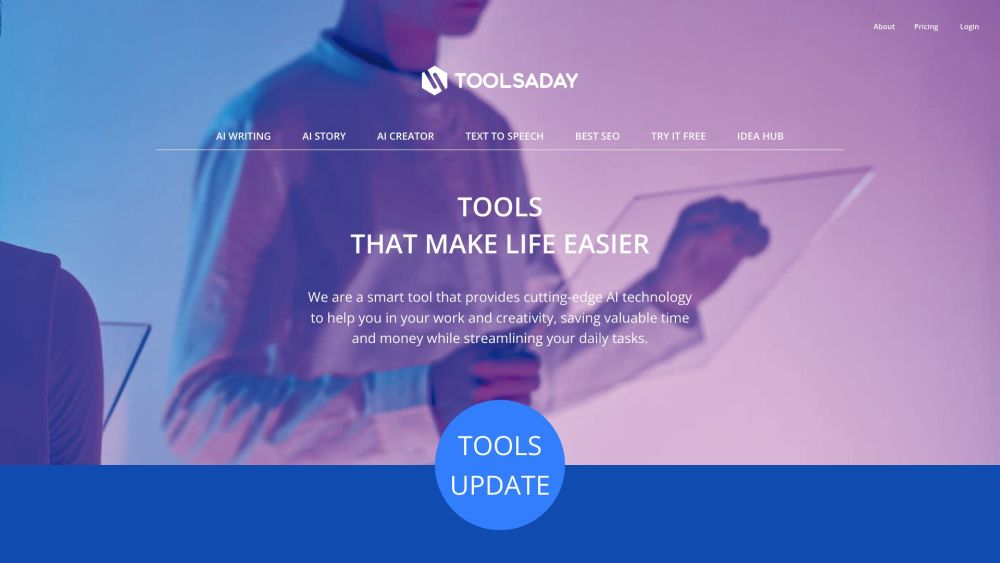 Toolsaday: AI Tool for Easy Marketing Content