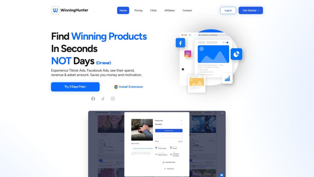 WinningHunter: Best AI Tool for Dropshipping Success